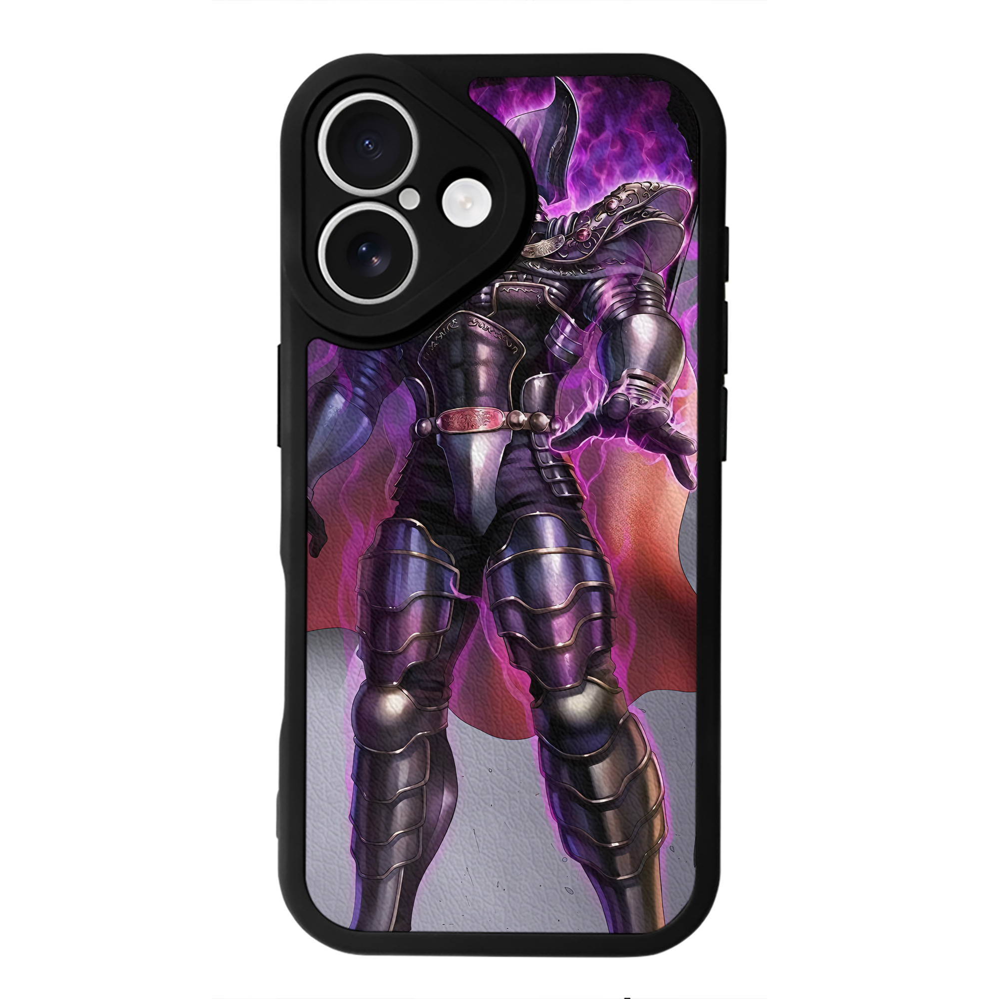 （画像用） 北斗の拳 Fist of the North Star 【iPhone 16シリーズ対応】シリコンスマホケース（レザー調） 材質：シリコン